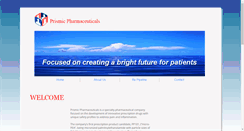 Desktop Screenshot of prismicpharma.com