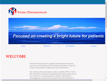 Tablet Screenshot of prismicpharma.com